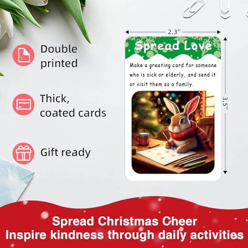 Religious Christian Advent Calendar 2025 for Kids – 24 Mindful Bible Verse Kindness Advent Scripture Activity Cards with Fun Act, Sunday School Christmas Countdown, Jesus Advent Activity for Family