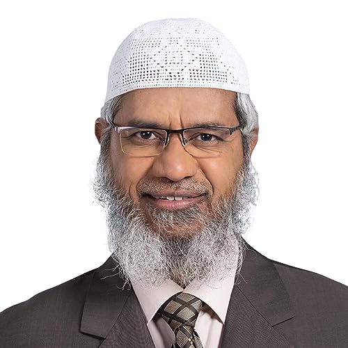 Muslim Prayer Caps by Feeha - White Knitted Kufi, Zakir Naik Caps, Taqiya Takke Peci for Men