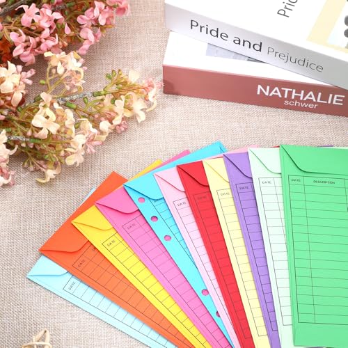 24 Pcs Cash Envelopes for Budgeting,Money Envelope for Cash Saving