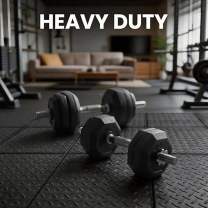 THAILE Gym Equipment Mat, 79" x 39"x 0.16" Exercise Equipment Mat | Heavy-duty floor protector for treadmills, ellipticals, bikes and weight equipment; reduces vibration, noise and floor damage - size: 79L''×39W''×0.16''