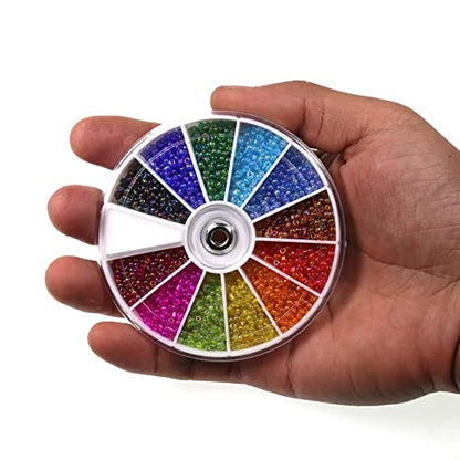 Greatfishing 1000pc Mixed Colors Fly Hook Beads Fly Hook Head Binding Material Color Reflective Head Beads Fly Tying Materials