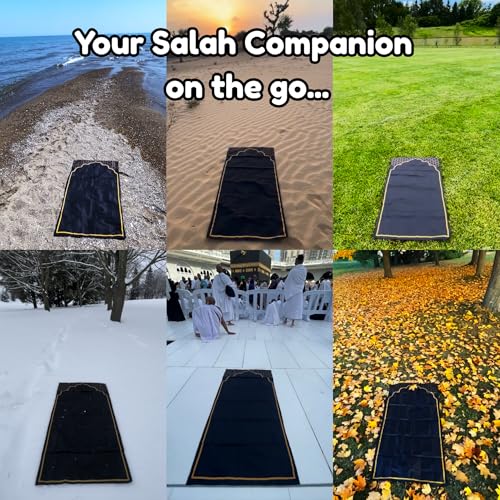 Prayer Mat ibadah Portable Prayer mat for Home and Outdoor use | Pocket Musalla | Muslim Traveller Prayer Rug | Waterproof mat | Islamic Gift | Eid Gift | Muslim Gift | Limited Edition Palestine