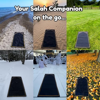 Prayer Mat ibadah Portable Prayer mat for Home and Outdoor use | Pocket Musalla | Muslim Traveller Prayer Rug | Waterproof mat | Islamic Gift | Eid Gift | Muslim Gift | Limited Edition Palestine