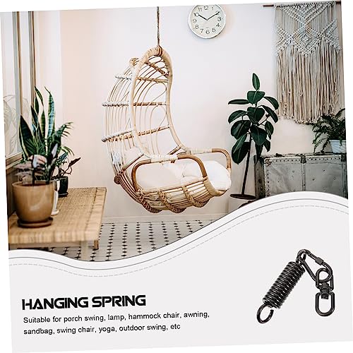 Totority 1set Porch Swing Springs Heavy Duty Metal Swing Spring Kit for Hammock Chair Sandbag Fixing Kit