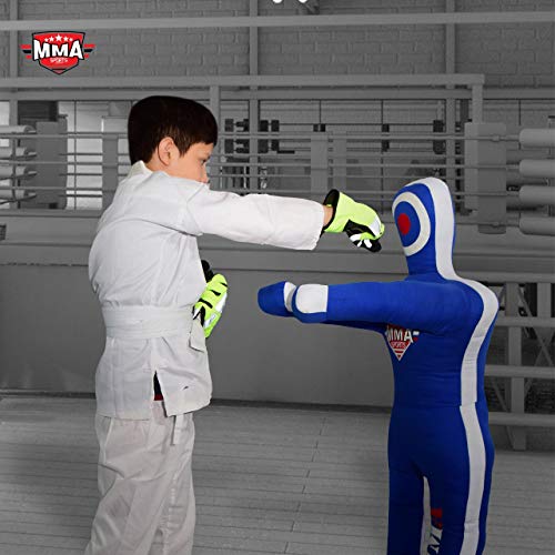 MMA Master Smith BJJ JIU Jitsu MMA Grappling Submission Standing Judo Karate Police & SELF Defense Training Brazillian Fighting Punch Bag - 4 FEET -UNFILLED