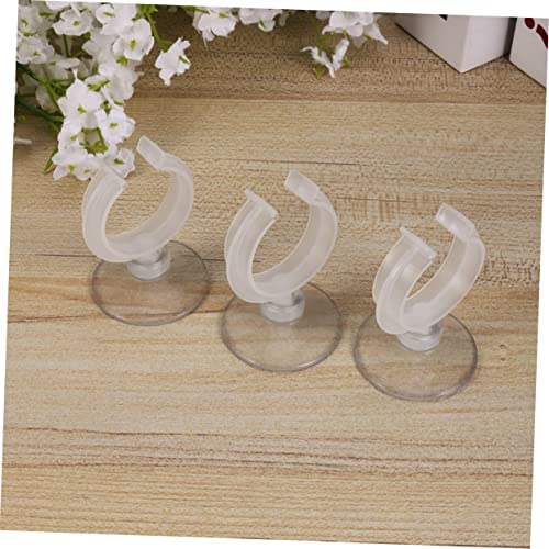 minkissy Aquarium Fixed Clip 6 Pack Water Pipe Fixing Clip with Suction Cup for Fish Tank Inlet Outlet Tubing Water Holder Clamp for Small Aquarium Accessories 1.77 X 1.45 X 1.45 in - size: Size 3