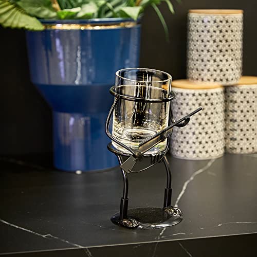 Rifle Hunter Whiskey Glass with Metal Bullet Holder | Funny Gun Enthusiast Gift for Men, Dad & Son | Premium Scotch & Liquor Cup, Elegant Hunting Party Accessory, Novelty Birth Day Barware Gifts - style: Hunting