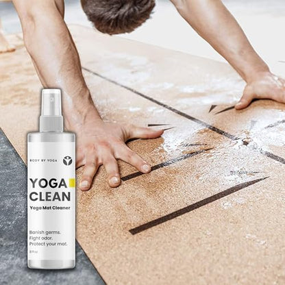 Yoga Mat With Cleaning Spray