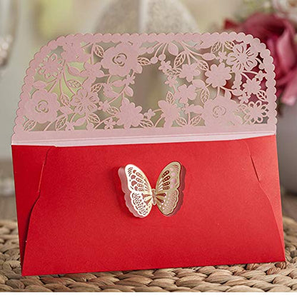8 PCS Chinese Red Envelopes/Money Pocket/Party Accessory Organizer Envolop for Bussiness Occassion/Invited Card/Wedding/Birthday/New Year Party (8pcs-style 2) - color: 8pcs-style 2