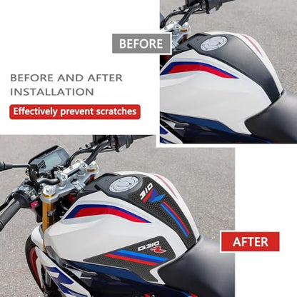 for 2026 G310R gs310r 2025 2024 2023 2022 2021 Accessories Tank Pads Fuel Tank Traction Pad Rubber Anti Slip Sticker Gas Knee Grip Prot Modification Parts