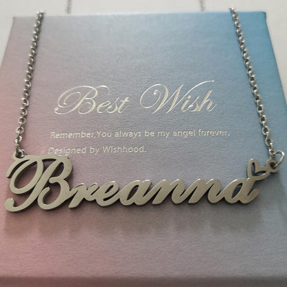Custom Name Necklace Customized Personalized Plated Necklace for Mother Daughter Friendship Women Valentine's Day Christmas Birthday New Year Party - style: Alexandria Silver
