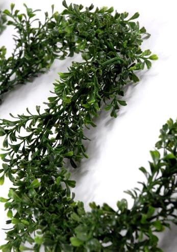 Richland Faux Boxwood Garland 9 Feet (1) - color: Green, size: 108''