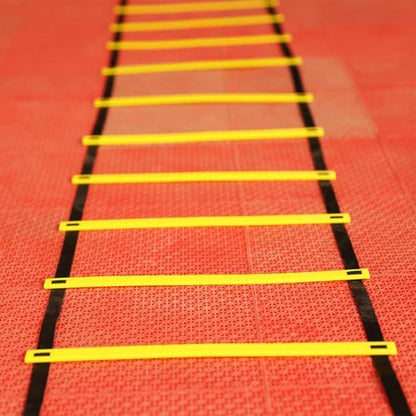 Speed Ladder – Agility Training Equipment | Footwork Workout Ladder with Storage Bag for Speed and Coordination Training in Soccer, Basketball, Tennis, Hockey, and Badminton