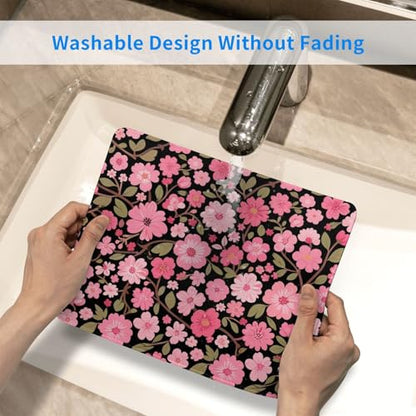 Flowers Computer Mouse Pad Anti-Slip Rubber Base Square Mouse Mat for Office Computer Mousepad 7.9 X 9.5 in - color: Flowers, size: 9.5L x 7.9W inches