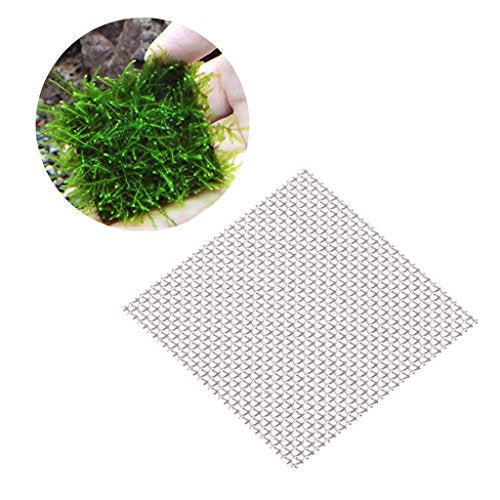 ljhnba Decorative Aquatic Moss Wall Stainless Steel Mesh Sheets Mesh Pieces Best Accessories for Aquarium Wire Mesh