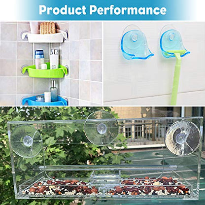 Pawfly 20 Pack Clear Suction Cups 1.2 Inch PVC Plastic Sucker Without Hooks for Home Decoration and Organization - style: 1.2 in 20pcs