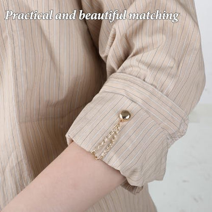 12 Pcs Magnet Hem Clips Pant Waist Tightener Multi-Function Magnetic Clothing Clips Metal Strong Magnet Pins Pinless Button Clip Chain for Fixing Hijab Clothes Pants Legs Sleeves Hem