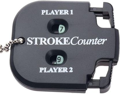 Black Golf Stroke Shot Putt Score Counter Golf Accessories, Two Digits Scoring Keeper with Key Chain Golf Training Aids Golf Club Bag Accessories