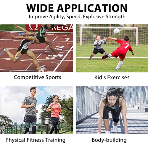 Sled Harness Set, Pulling Strap for Speed Power Agility Training | 5PCS Weight Tire Pulling Harness, Full Body Workout Football Running Exercise Equipment for Outdoor Indoor Men and Women