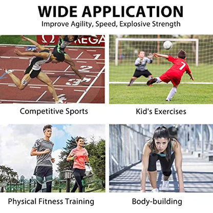 Sled Harness Set, Pulling Strap for Speed Power Agility Training | 5PCS Weight Tire Pulling Harness, Full Body Workout Football Running Exercise Equipment for Outdoor Indoor Men and Women