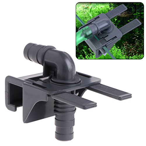 Fish for Tank Hose Holder Inlet Outlet Water Pipe Mounting Clip Heavy Duty Plastic Clamp for imum 55mm Thickness Wall