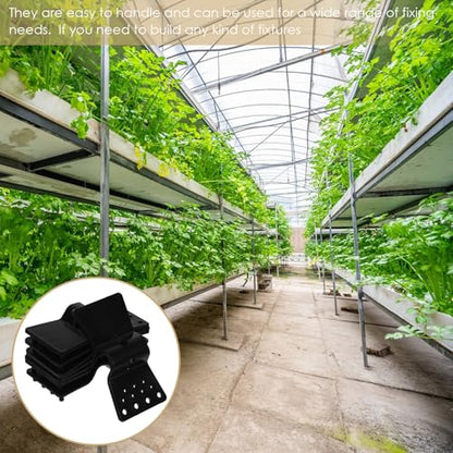 VALICLUD 20pcs Reusable Sunshade Clips Mesh Buckles for Garden Greenhouse Net Fixing, Plastic round Sunshade Clamp Detachable Design for Outdoor Backyard Shade Cloth