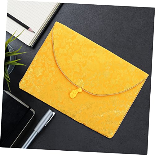 KALLORY Storage Bag for Buddhist Scriptures Book Pouch Embroidered Pattern Pouch Bag for Quran Cover Zen Portable : Clothing, Shoes & Jewelry