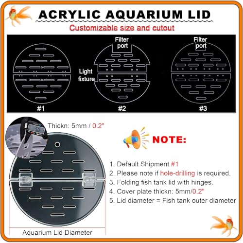 Custom Fish Tank Cover Plate, Acrylic Aquarium Anti-Jump Cover Lid Transparent Invisible Top Cover Plate, It Helps with The Water Evaporation(28"/70cm) - size: 28"/70cm