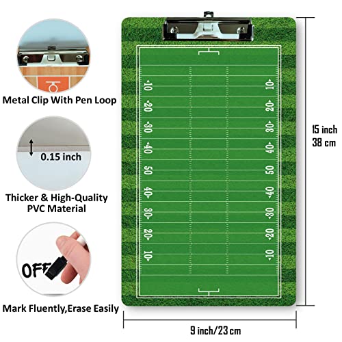 Dry Erase Double-Sided Coach Clipboard - Football Coaching - color: Football