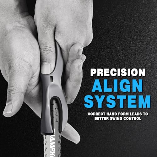 CHAMPKEY Professional Golf Grip Trainer - Perfect Golf Training Aid for Stable Swing and Proper Hand Positioning and Grip-Enhance Strength and Precision - size: Midsize (Suitable for Midsize Grip)