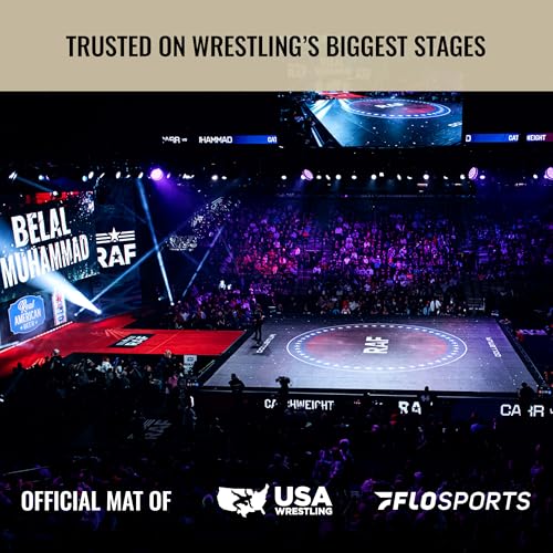 Dollamur 5'x10'x1.25" Wrestling Mat, Workout, Exercise, Yoga - color: Black