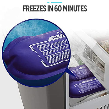 Reusable Hot and Cold Ice Packs for Injuries (3-Piece Set), Joint Pain | Gel Ice Packs - Muscle Soreness and Body Inflammation Support - Adjustable & Flexible for Knees, Back, Shoulders, Arms & Legs