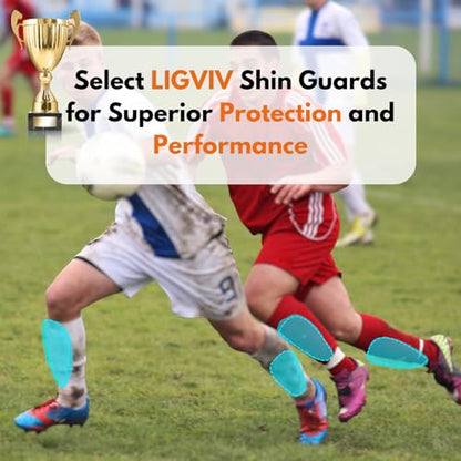 Soccer Shin Guards - Carbon Fiber Shin Pads with Portable Carrying Case for Men, Women, Youths, Kids, Size L M S - size: Small