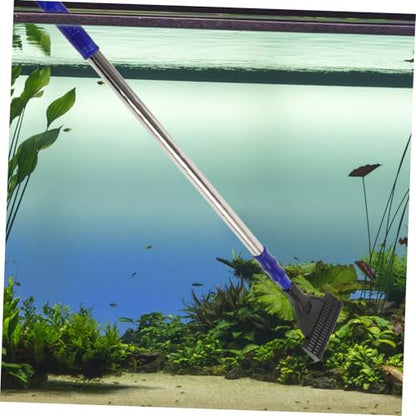 BESPORTBLE Detachable Fish Tank Brush Cleaning Kit Includes Brush Rake Scraper Clip Non-damaging for Fish Tank and Plants