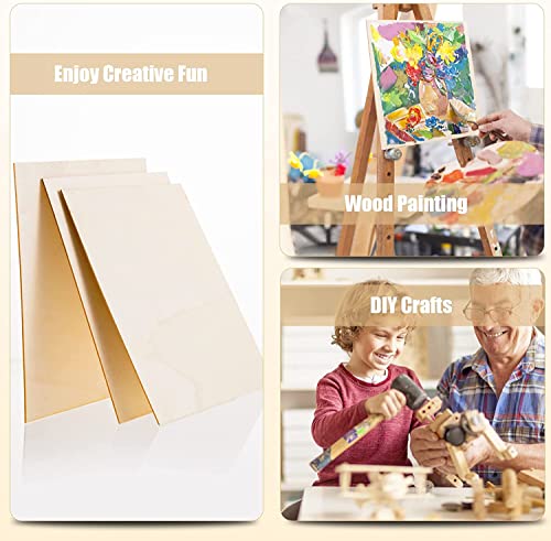 12 Pack 12 x 12 x 1/16 Inch-2 mm Thick Basswood Sheets for Crafts Unfinished Plywood Sheet Square Craft Wood Sheet Boards for DIY Projects, Architecture Models, Engraving, Wood Burning, Staining - size: 12 x 12 inch