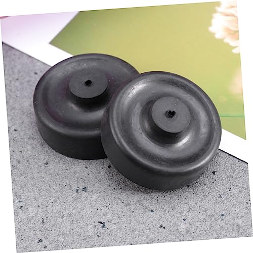 Happyyami Silicone Oxygen Pump Membrane for Aquarium 10 Pcs A5 Size Air Pump Accessories Fish Tank Oxygen Pump Replacement Black - size: 10pcs