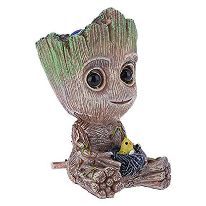SLOCME Aquarium Groot Air Bubbler Stone Decorations - with Standard Tubing and Fish Tank Air Stone Set