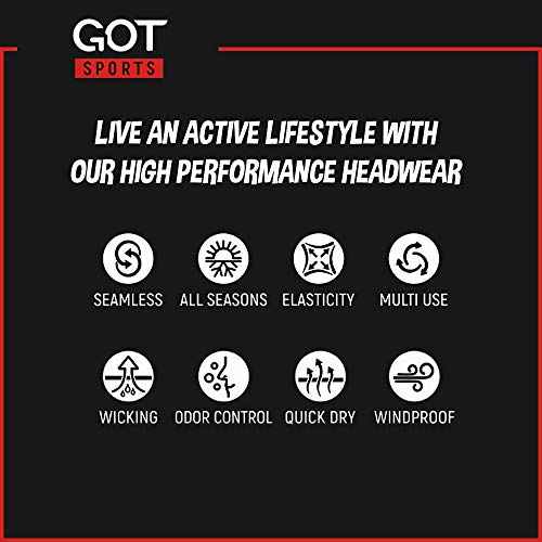 GOT Sports Tube Bandana - Neck Gaiter for Women Men, Face Mask, Neck Wrap, Head Scarf, Curly Hair Sleep Protection - color: Abstract Modern