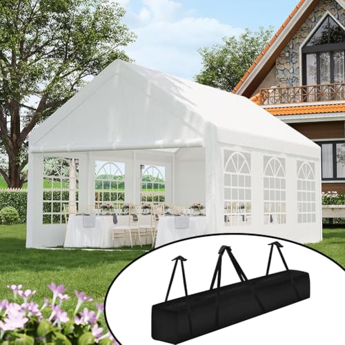 Large Tent Storage Bag Tent Pole Bag - 83''L x 12''W Heavy-Duty 600D Oxford Canopy Pole Bag with Reinforced Handles and Dual Zipper, Suitable for Various Party Tent Canopy Models