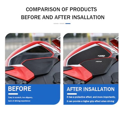 CBR1000 RR 2025 New for Honda CBR1000RR CBR 1000 RR ABS 2017 2018 2019 - Motorcycle Non-Slip Side Fuel Tank Stickers Waterproof Pad Rubber Sticker