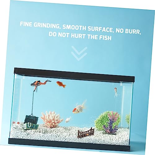 balacoo Fish Tank Ornament 2pcs Artificial Bridge Decor Aquarium Mountain View Decor Set