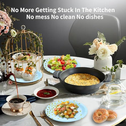 150 PCS Blue and Gold Paper Plates Napkins Forks Party Supplies Serves 50, Golden Dot Disposable Paper Dinnerware 9" Plates for Birthday, Baby Shower, Boy Birthday - color: Blue Gold (Serves 50)