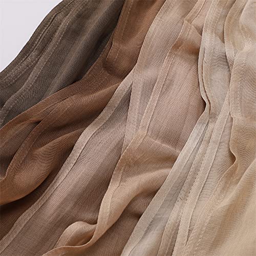 Txameru Women's Viscose Cotton Hijab Scarf - color: Camel