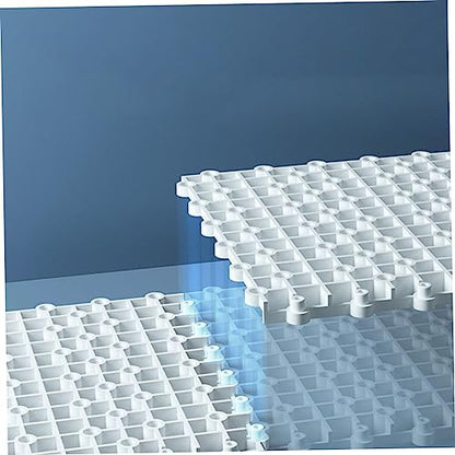 Aquarium Base Crate Fish Tank Divider Tray Plastic Grid for Bottom Partition Prevent Fish Biting Easy to Assemble Fish Tank Base Partition