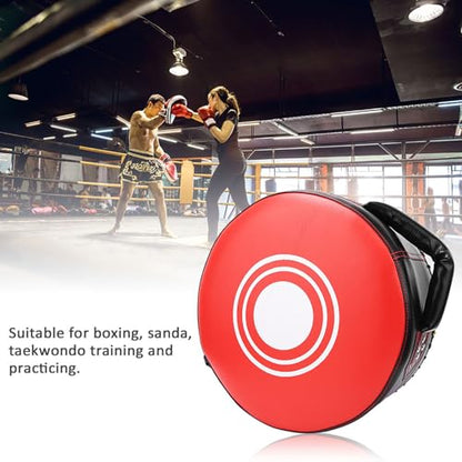 Gavigain Boxing Pads, Boxing Pads Curved Focus Mitts Taekwondo Focus Strength Training Shield Kick Boxing Pad for MMA, Kickboxing, Martial Arts, Muay Thai, Karate Training - color: Red