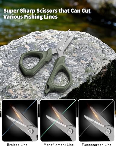 Fishing Tool Kit,Fishing Gear for Fly Fishing, Ice Fishing - color: 7PC+Multicolor