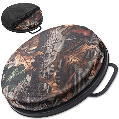 WarBull 5 Gallon Bucket Seat, 360-Degree Swivel Seat Foam Cushion Bucket Seat Lid with Waterproof Cover for Dove Duck Hunting, Fishing, Baseball, Gardening and Camping - color: Bionic Tree Camo