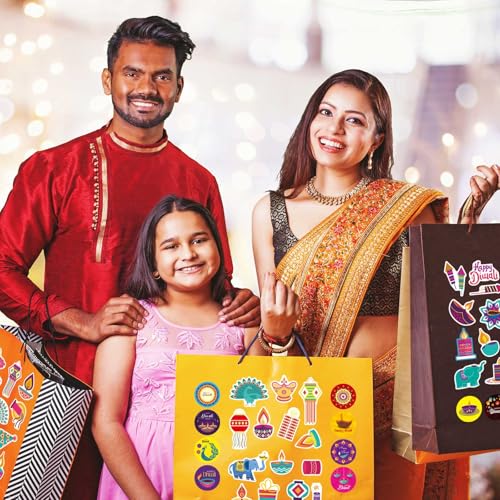 Happy Diwali Stickers, Deepavali Stickers Indian Festival of Lights - style: Diwali Stickers