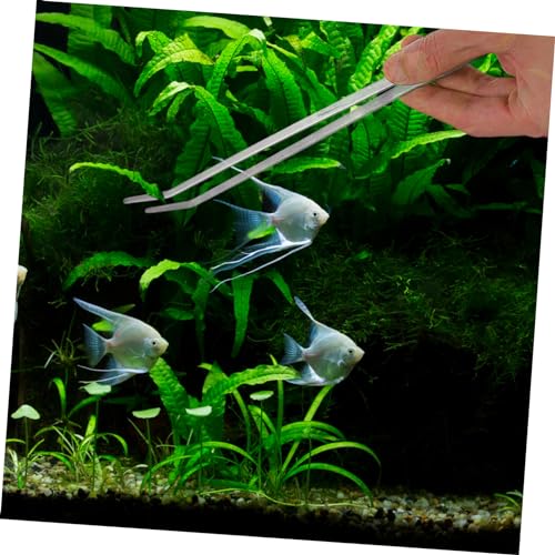 WOONEKY 1set Aquatic Plants Maintenance Tool Includes Scissors and Spatula for Fish Tank Cleaning Ergonomic Design for Precision Plant Trimming Resistant
