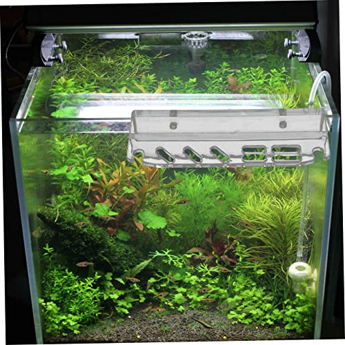 Abaodam Acrylic Water Grass Tool Organizer for Aquariums Multi-functional Tool Holder Storage Rack for Fish Tank Maintenance Sturdy and Easy-to-Use Cleaning Accessory